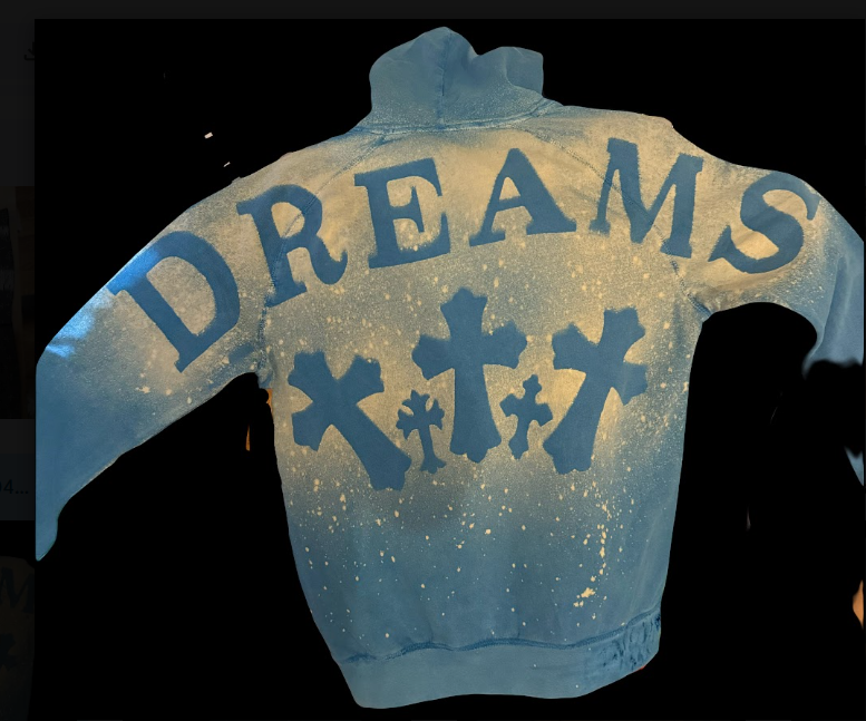 DEADSTOCK DREAMS by DJUPDOE – “Dreams” Splatter Hoodie