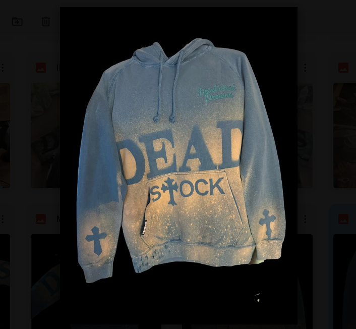 DEADSTOCK DREAMS by DJUPDOE – “Dreams” Splatter Hoodie