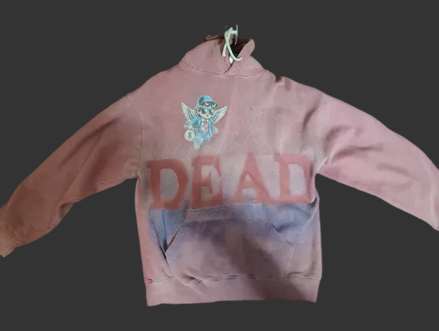 DEADSTOCK DREAMS by DJUPDOE – “DEAD” Vintage Fade Hoodie