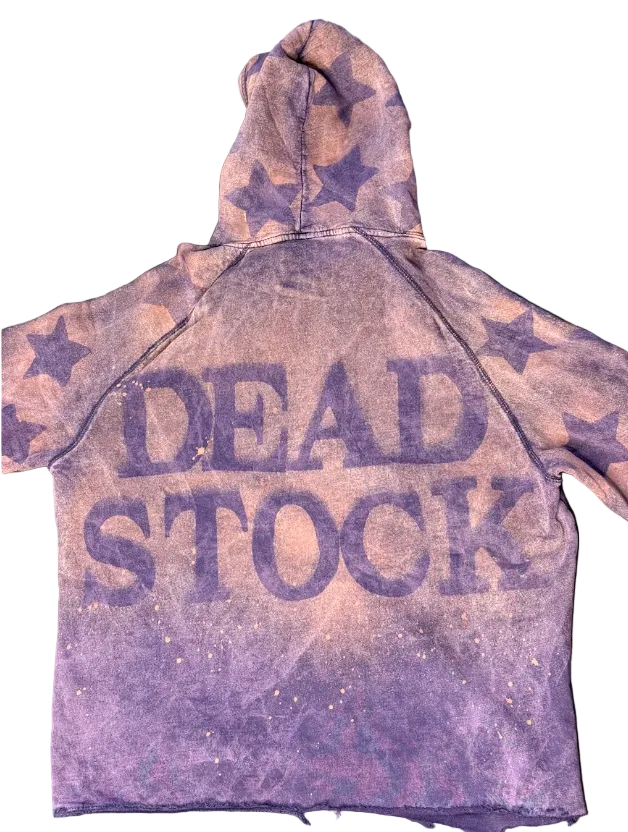 DEADSTOCK DREAMS by DJUPDOE – Purple Starfade Hoodie