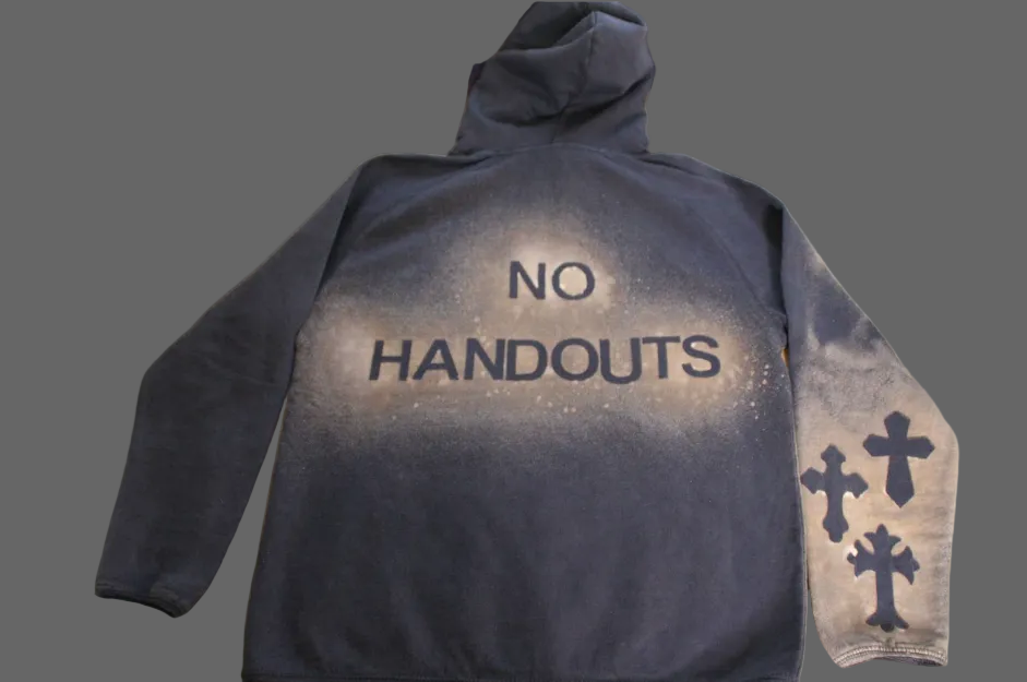 DEADSTOCK DREAMS by DJUPDOE – “NO HANDOUTS” Hoodie